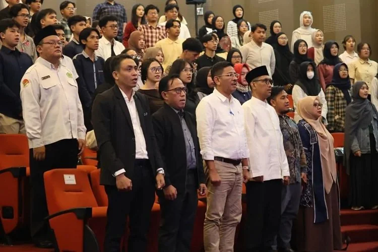 Kemenag meluncurkan program Halal Goes to Campus di Unpad untuk memperkuat literasi halal mahasiswa dan mendorong riset serta industri halal berbasis kampus. (Foto: ANTARA)