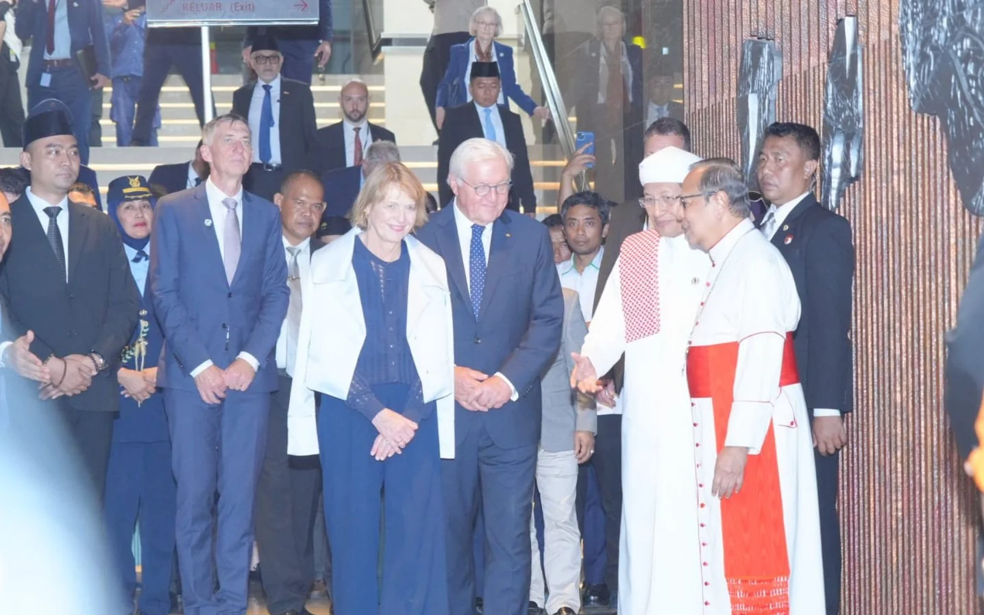 Presiden Jerman, Frank-Walter Steinmeier, Masjid Istiqlal, Gereja Katedral Jakarta, Terowongan Silaturahmi, Nasaruddin Umar, toleransi beragama, hubungan Indonesia Jerman, kunjungan kenegaraan. (Foto: Dok Masjid Istiqlal)