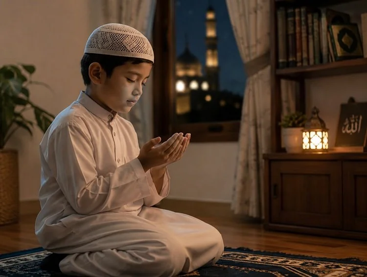 Amalkan doa terbaik untuk orang tua yang telah meninggal dalam Surah Al Isra ayat 24. (Foto: Chatgpt/Serambi Muslim/Ilustrasi)