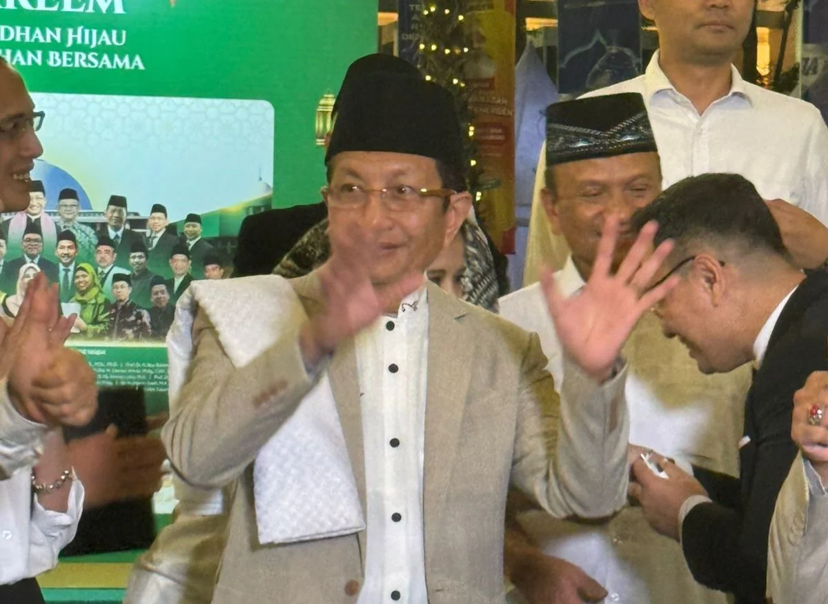 Prof KH Nasaruddin Umar memilih fokus menjalankan tugas sebagai Menteri Agama membantu Presiden Prabowo di tengah dukungan maju Ketum PBNU. (Foto: Dok Serambi Muslim)