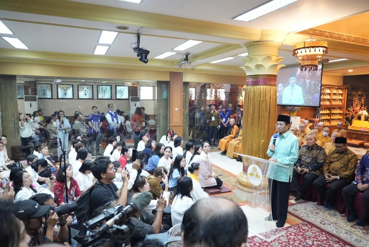 Menag menegaskan pentingnya melihat perbedaan sebagai kekayaan dan rahmat Tuhan, bukan sebagai alasan perpecahan.