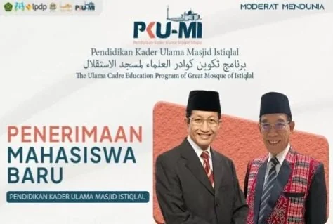PKUMI Masjid Istiqlal membuka Beasiswa LPDP 2026 untuk program S2 dan S3 kader ulama moderat dan inklusif. (Foto: Istimewa)