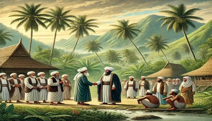 ilustrasi Syekh Amin dan Umar, Tokoh yang dipercaya membawa Islam ke Halmahera (int)