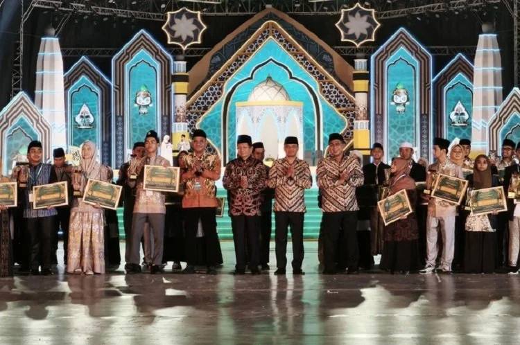 Kalimantan Timur menjadi juara umum MTQ Nasional 2026 dengan 288 poin. Banten menempati posisi kesembilan dengan 52 poin. (Foto: Istimewa)