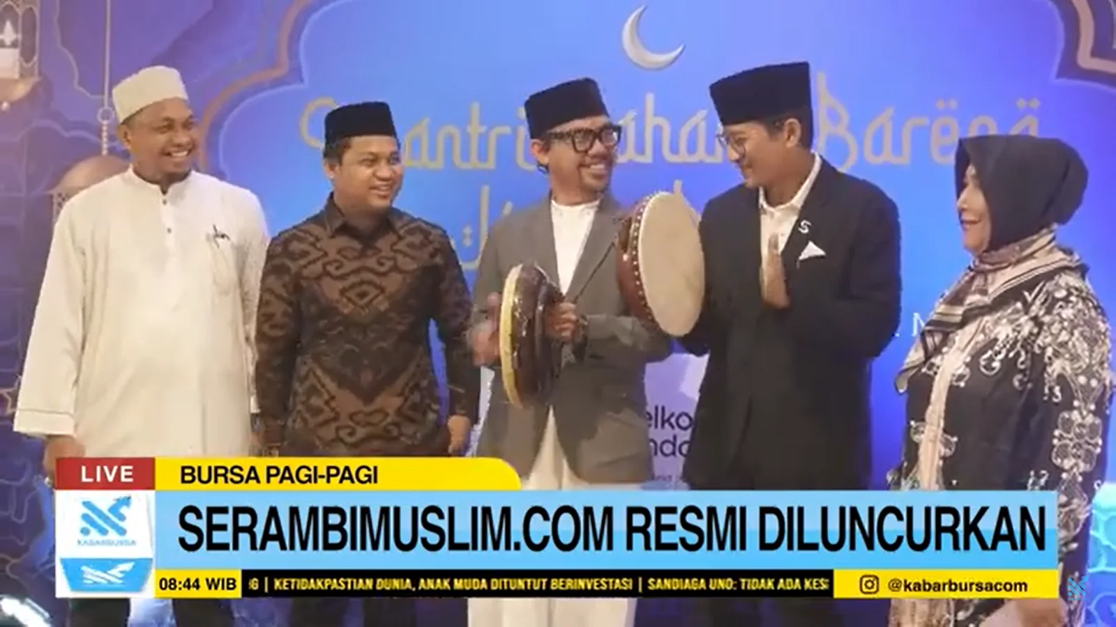 Moment peluncuan SerambiMuslim pada Sabtu, 15 Maret 2025 di Masjid Istiqlal Jakarta. Doc. Youtube KabarBursa