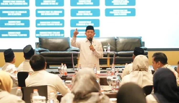 Dirjen Pesantren Kemenag Basnang Said menyebut tiga fungsi utama pesantren, yakni pendidikan, dakwah, dan pemberdayaan masyarakat. (Foto: Dok Kemenag)