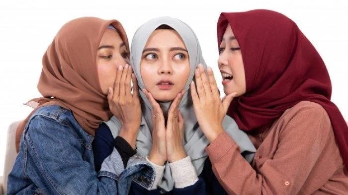 Ilustrasi orang ghibah. (int)