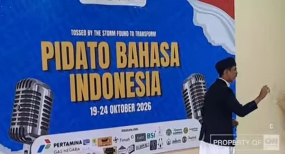 Ratusan santri dari berbagai daerah mengikuti MYFEST 2026 di Bogor. Beragam lomba digelar untuk mengasah bakat, kebersamaan, dan jiwa kepemimpinan. (FOTO: Tangkapan layar YouTube CNN Indonesia)