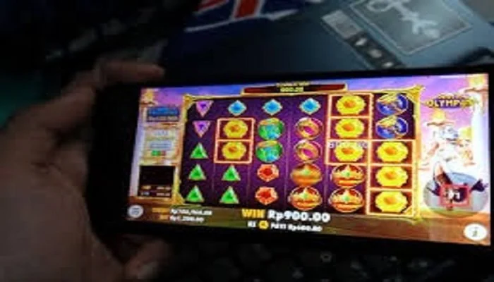 Ilustrasi permainan judi slot online. (int)