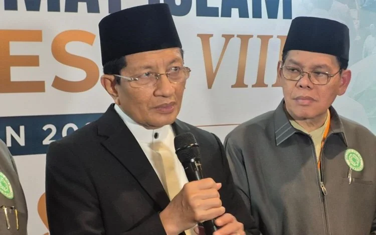 Menteri Agama Nasaruddin Umar mengimbau masyarakat tidak melakukan persekusi terkait polemik LGBT. Semua dugaan pelanggaran diminta diselesaikan melalui jalur hukum. (Foto: ANTARA)