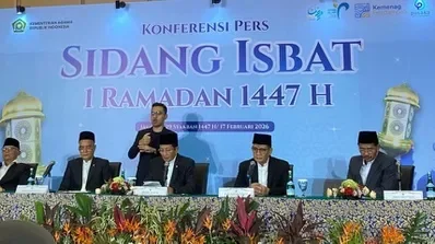 Kementerian Agama menggelar Sidang Isbat untuk menentukan Idulfitri 1447 H. (Foto: Tirto.id/Ilustrasi)