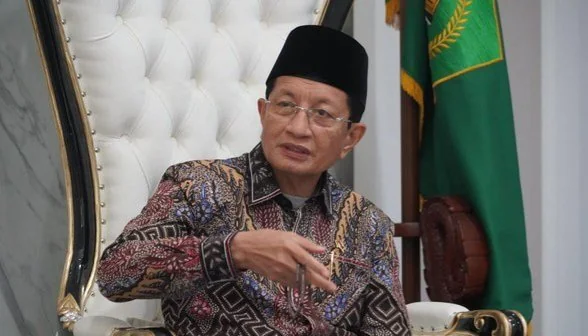 Kementerian Agama (Kemenag) membantah kabar yang menyebutkan Menteri Agama Prof KH Nasaruddin Umar mengundurkan dari dari jabatannya. (Foto: Dok Kemenag)