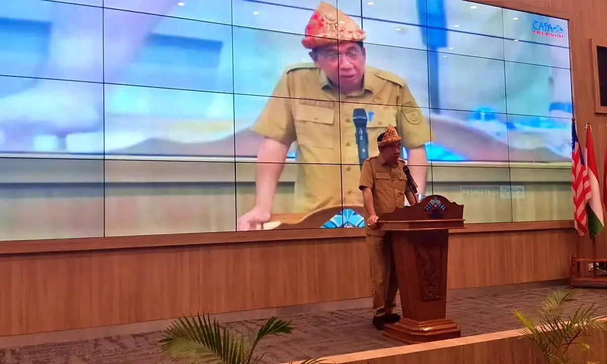 Pemprov Sumsel berkomitmen memperkuat ekonomi syariah sebagai motor pertumbuhan regional. Hal itu dinyatakan dalam Forum Ekonomi Regional Sumatera 2026 di Palembang. (Foto: kabarbursa.com)