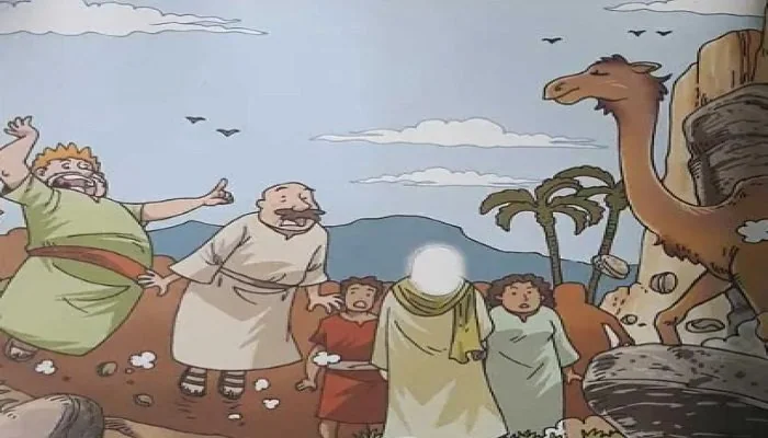 nabi saleh saat berdakwah ke kaum tsamud. (ilustrasi : int)