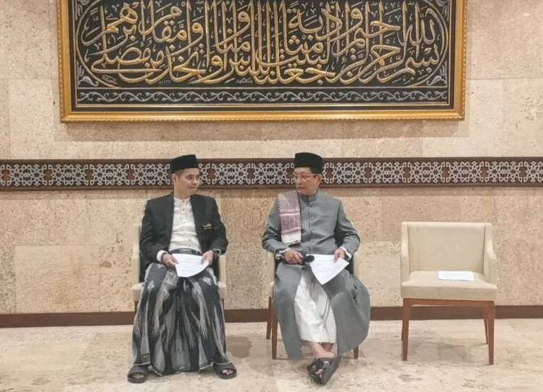 Menteri Agama Nasaruddin Umar mengatakan bahwa gema takbir akan dimulai setelah pelaksanaan shalat Isya dan melibatkan berbagai pihak, termasuk jaringan masjid lintas negara. (Foto: Adi Subchan/Serambi Muslim)
