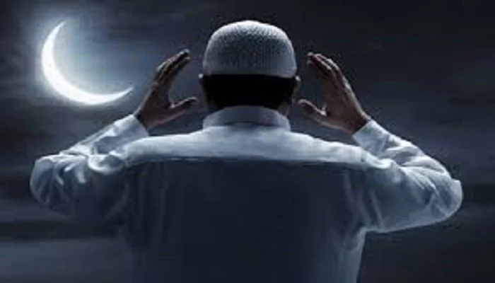 gambar orang sedang sholat tahajjud ilustrasi (int)