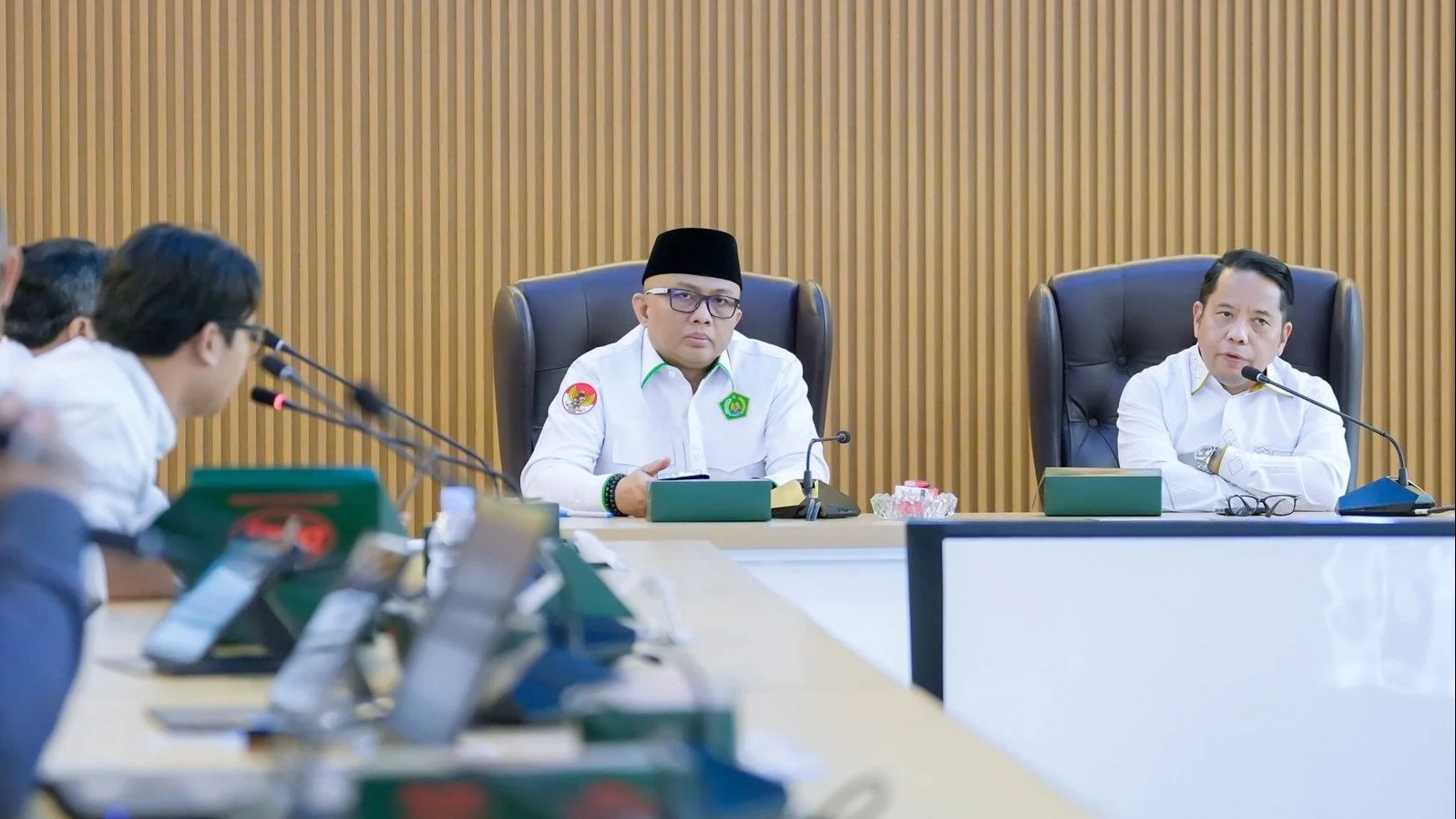 Sekjen Kemenag Kamaruddin Amin pimpin rapat koordinasi tentang Pesantren Istiqlal Internasional