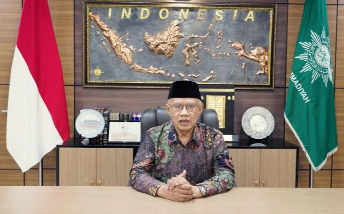Ketua Umum PP Muhammadiyah, Haedar Nashir, mengajak masyarakat jadikan Idulfitri 1447 H sebagai momentum memperkuat ihsan, persatuan, dan kedewasaan dalam menyikapi perbedaan. (Foto: Dok Humas PP Muhammadiyah)