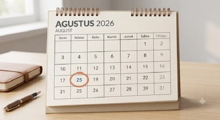 Maulid Nabi Muhammad SAW 2026 diperingati Selasa, 25 Agustus. (Foto: Gemini AI)