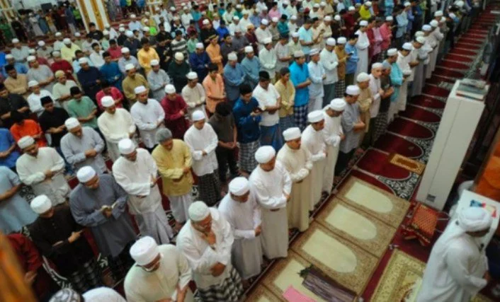 Ilustrasi sholat jumat. (int)