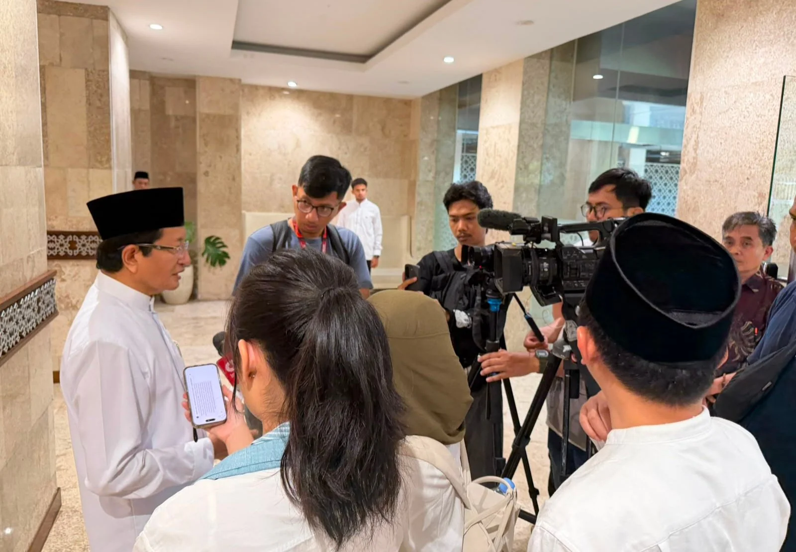 Menteri Agama Nasaruddin Umar mengajak umat Islam memperkuat persatuan, toleransi, dan kepedulian sosial dalam menyambut Tahun Baru Islam 1448 Hijriah. (Foto: Dok KGI)