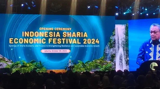 Gubernur Bank Indonesia Perry Warjiyo mengatakan permbiayaan syariah mencatatkan perlambatan pada Desember 2024. (int)