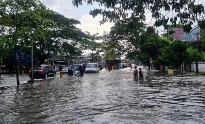 Ilustrasi banjir. (int)
